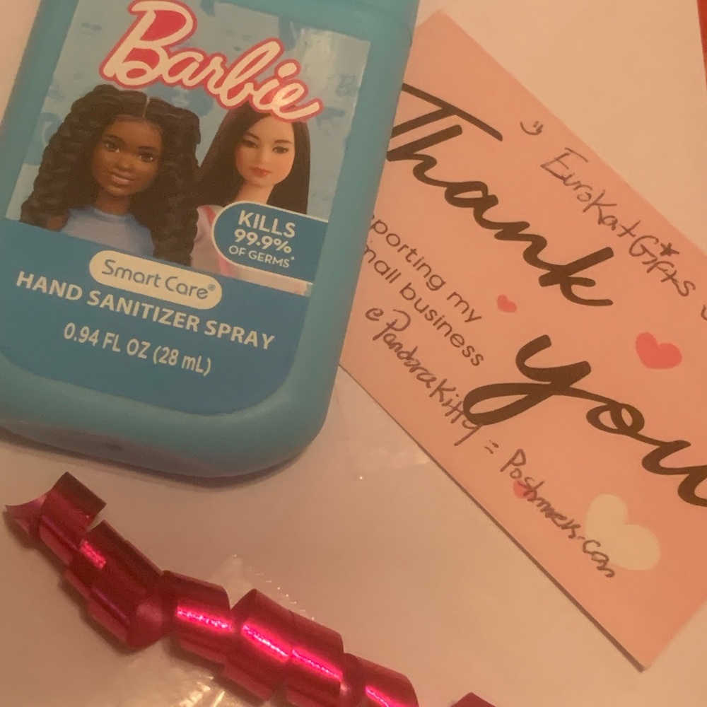 Barbie Hand Sanitizer Spray - Light Blue NEW